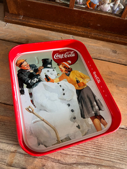 Coca Cola dienblad winter