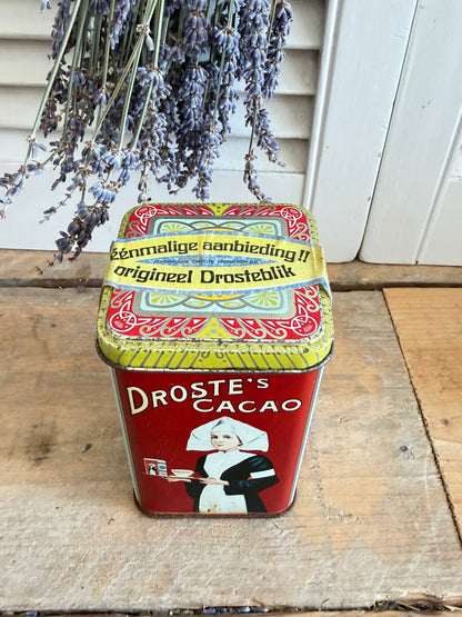 Droste blik, vintage Droste blik, reclameblik