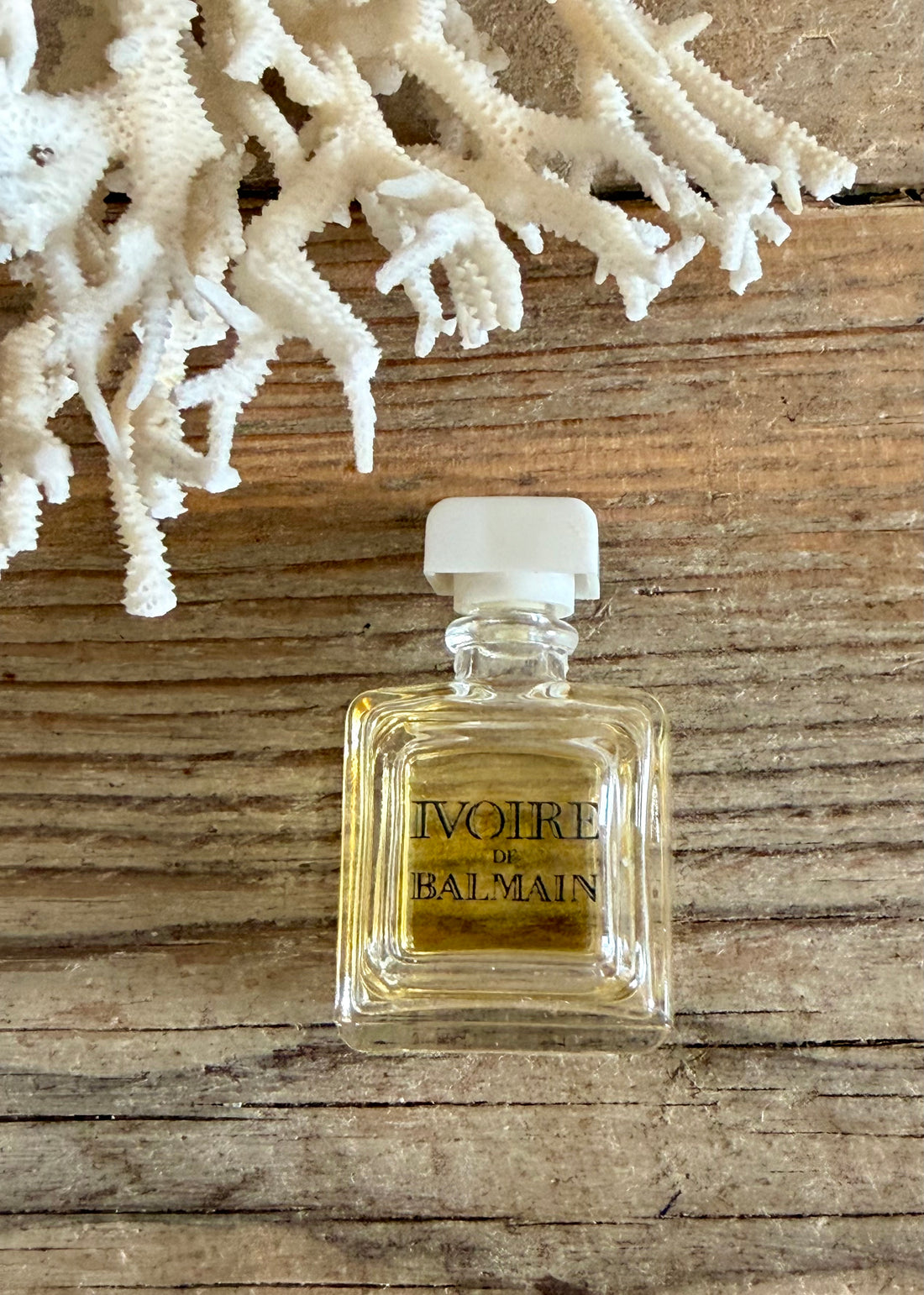 Vintage parfumminiatuur, Ivoire de Balmain, Balmain parfum, Frans parfumflesje, mini parfumflesje, Sofia&