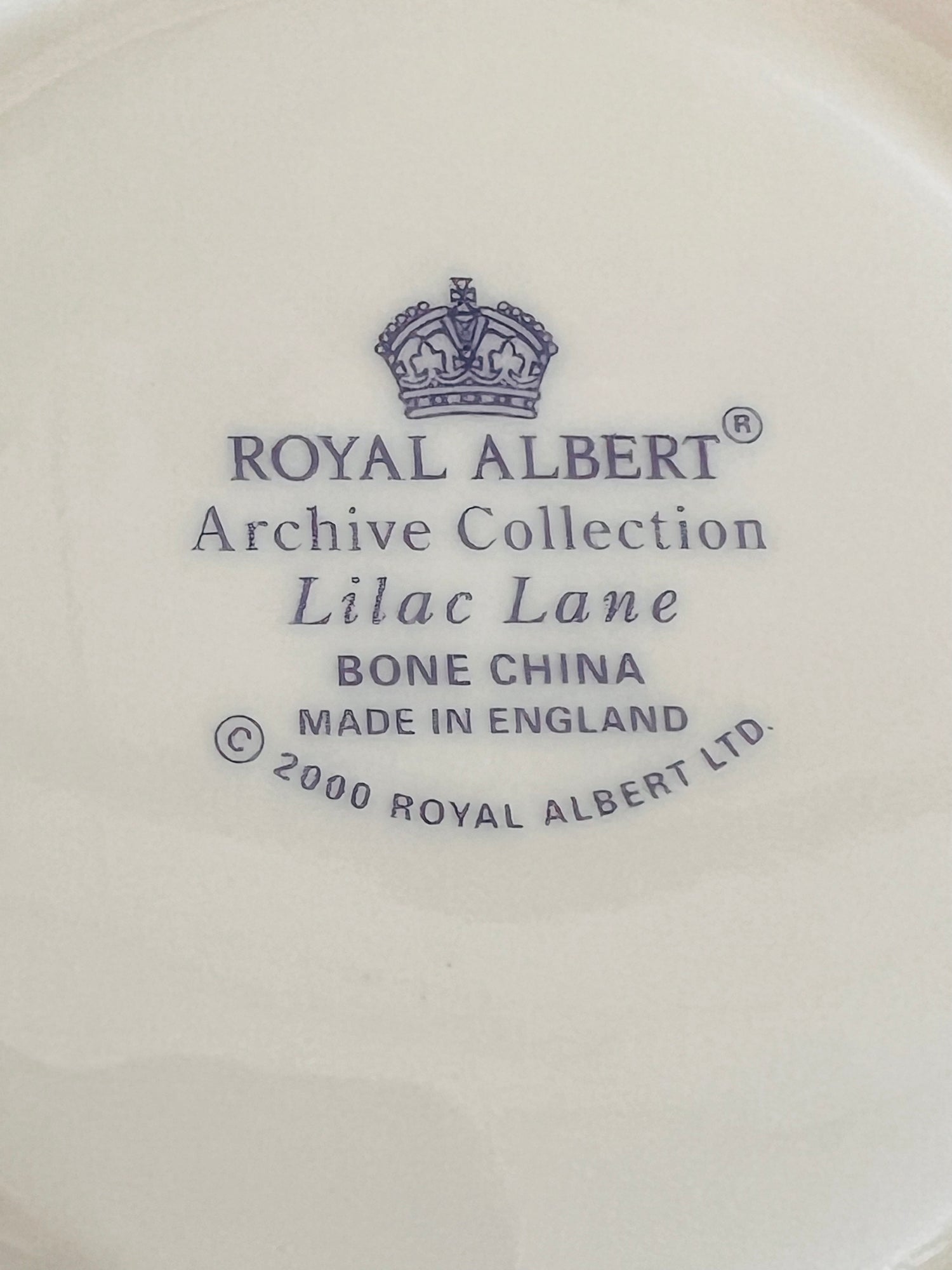 Royal Albert Archive Collection Lilac Lane