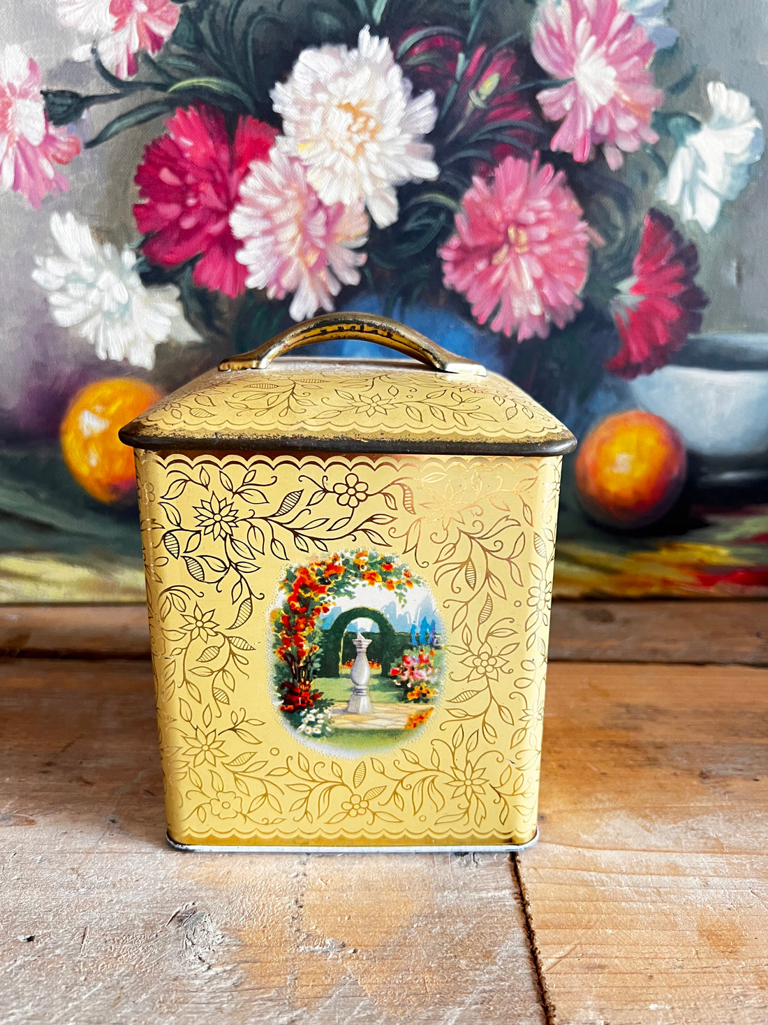 Vintage Verblifa koektrommel Vintage blik