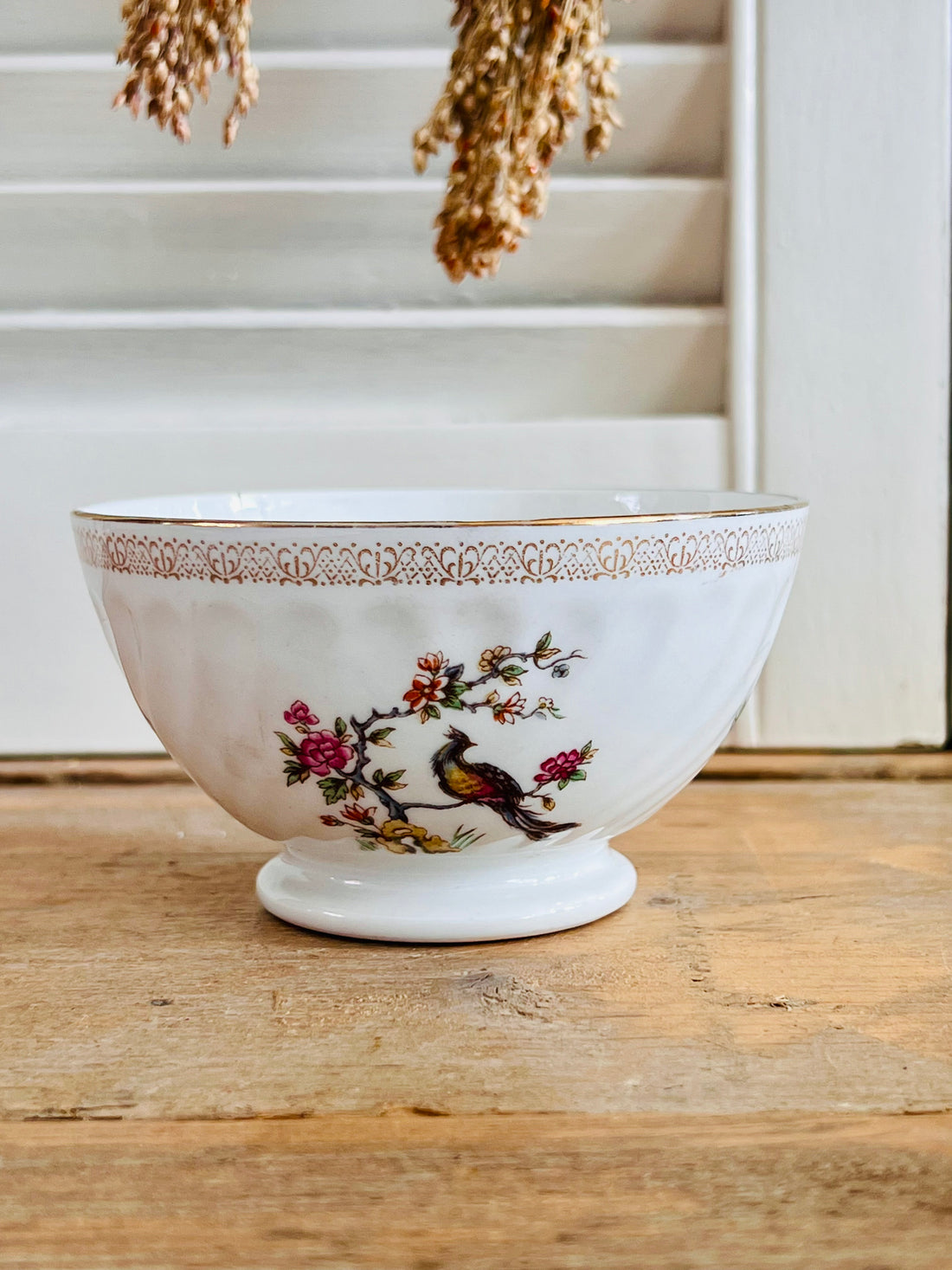 French Oiseau wash bowl