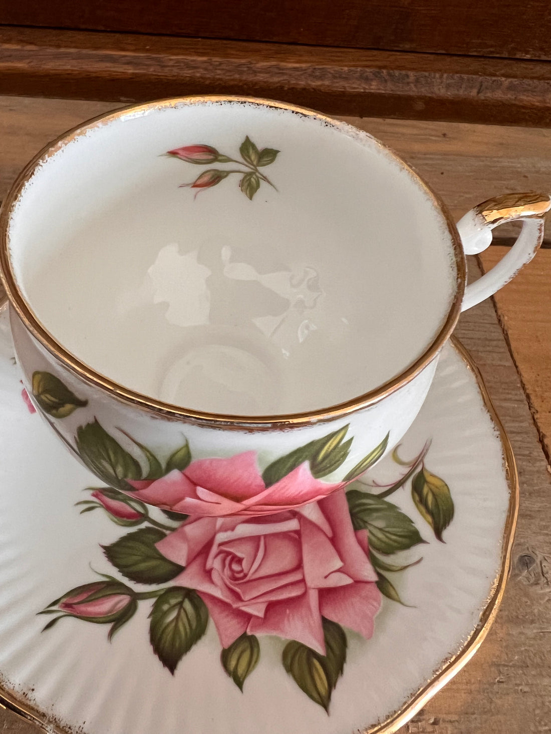 Cup and saucer Rosina porcelain