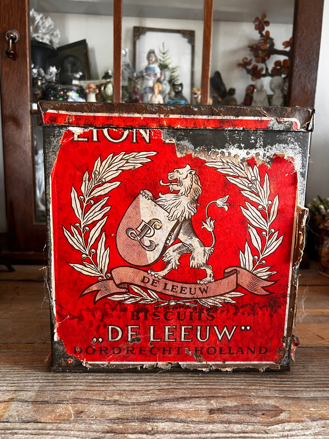 Antiek winkelblik &quot;De Leeuw&quot; Dordrecht