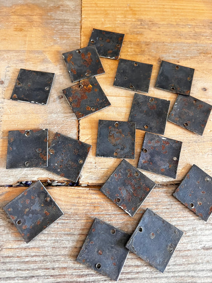 Emaille plaatjes met nummer 8