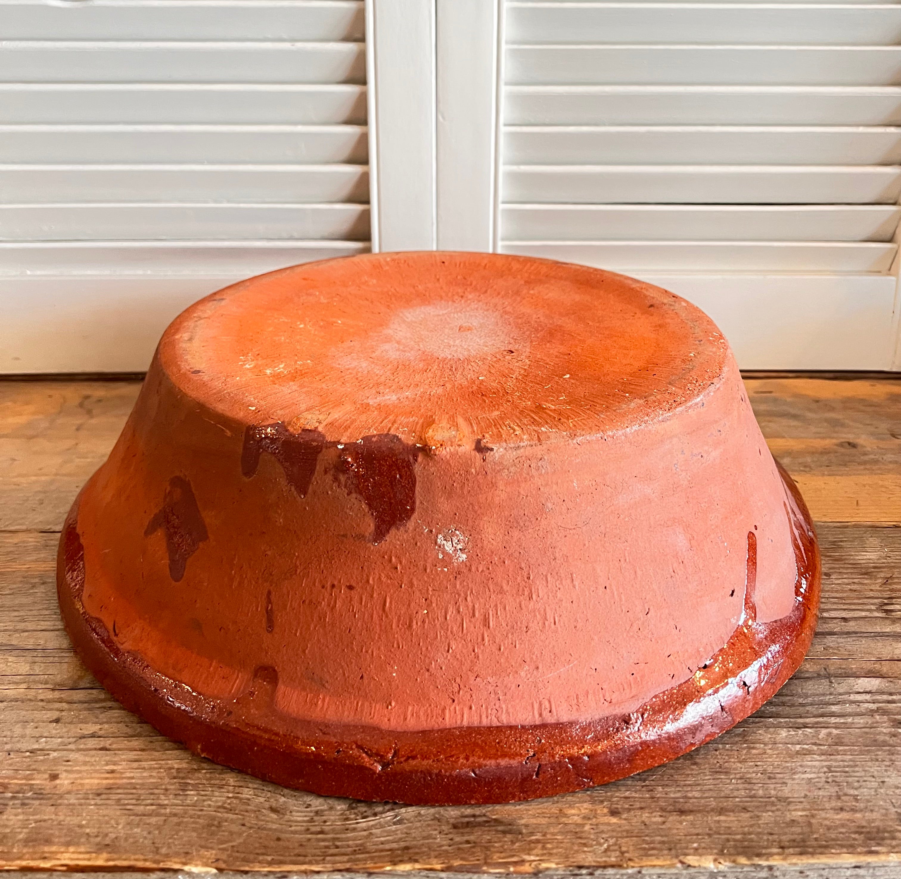 Terracotta mengkom terracotta schaal