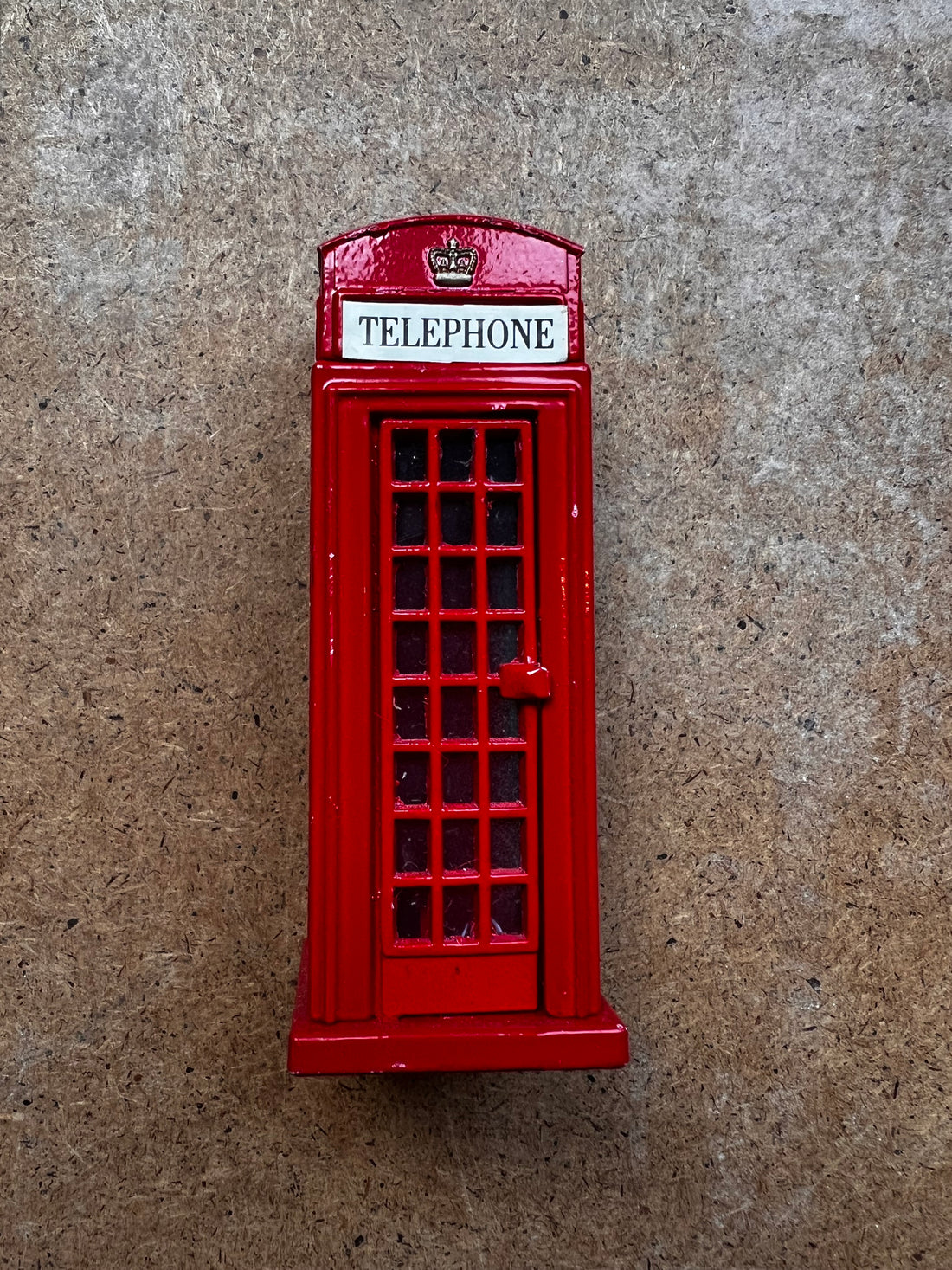 Brits telefooncel miniatuur
