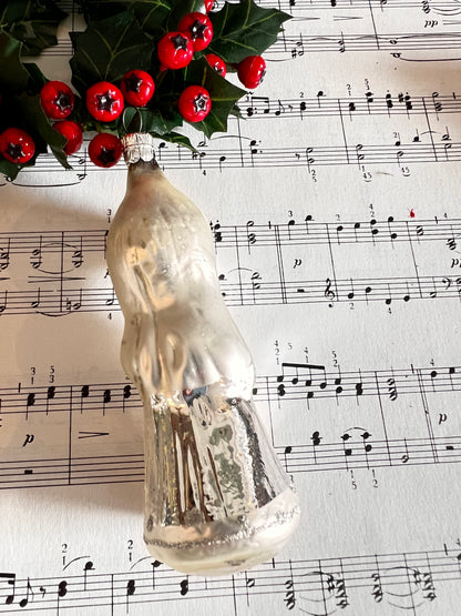 vintage kerstbal, kerstengel, vintage kerstdecoratie, brocante kerstdecoratie, engel