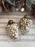 Antieke heksenbal druiventros, kerstdecoratie, vintage kerstdecoratie, druiventros kerstbal