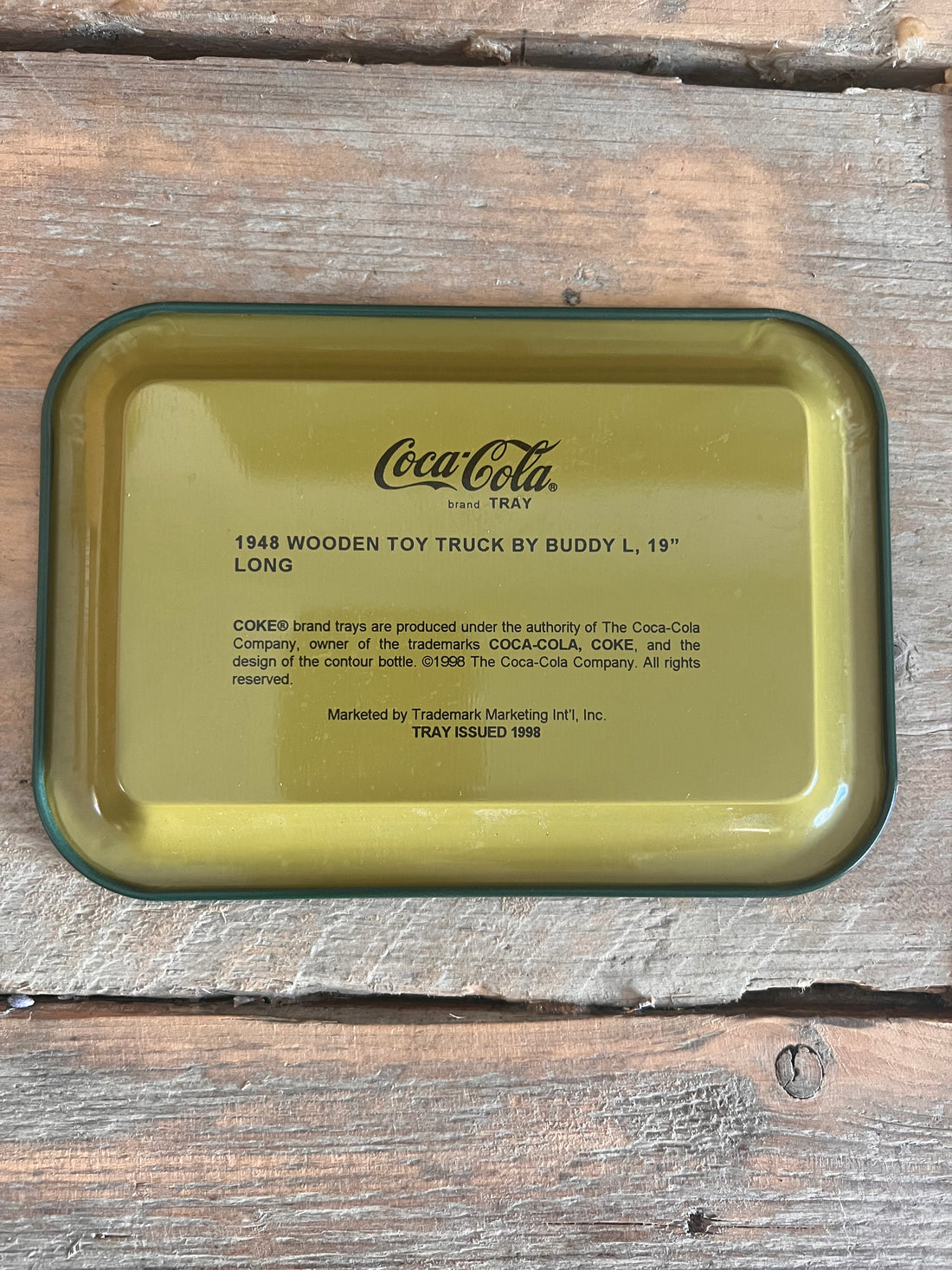 Kleine coca cola tray 1998