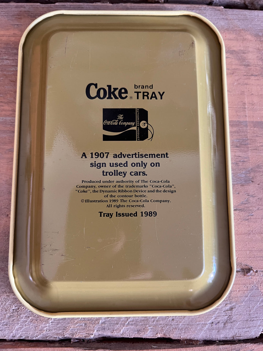 Coca Cola tray