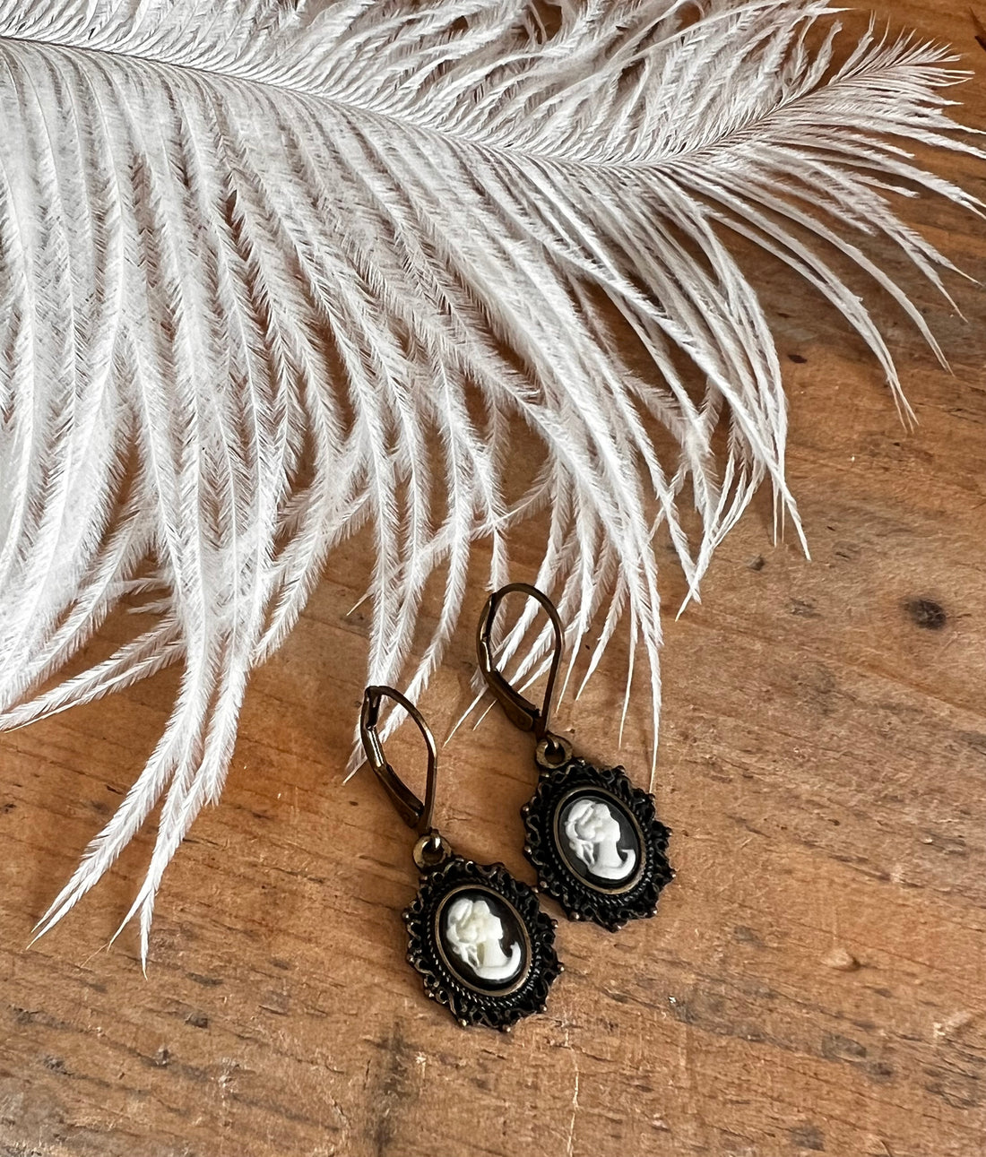 camee oorbellen, vintage camee oorbellen, klassieke oorbellen, antieke sieraden, elegante oorbellen dames, reliëf oorbellen vintage, tijdloze sieraden dames