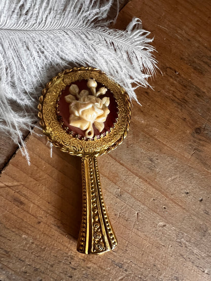 Vintage handspiegeltje, handspiegeltje