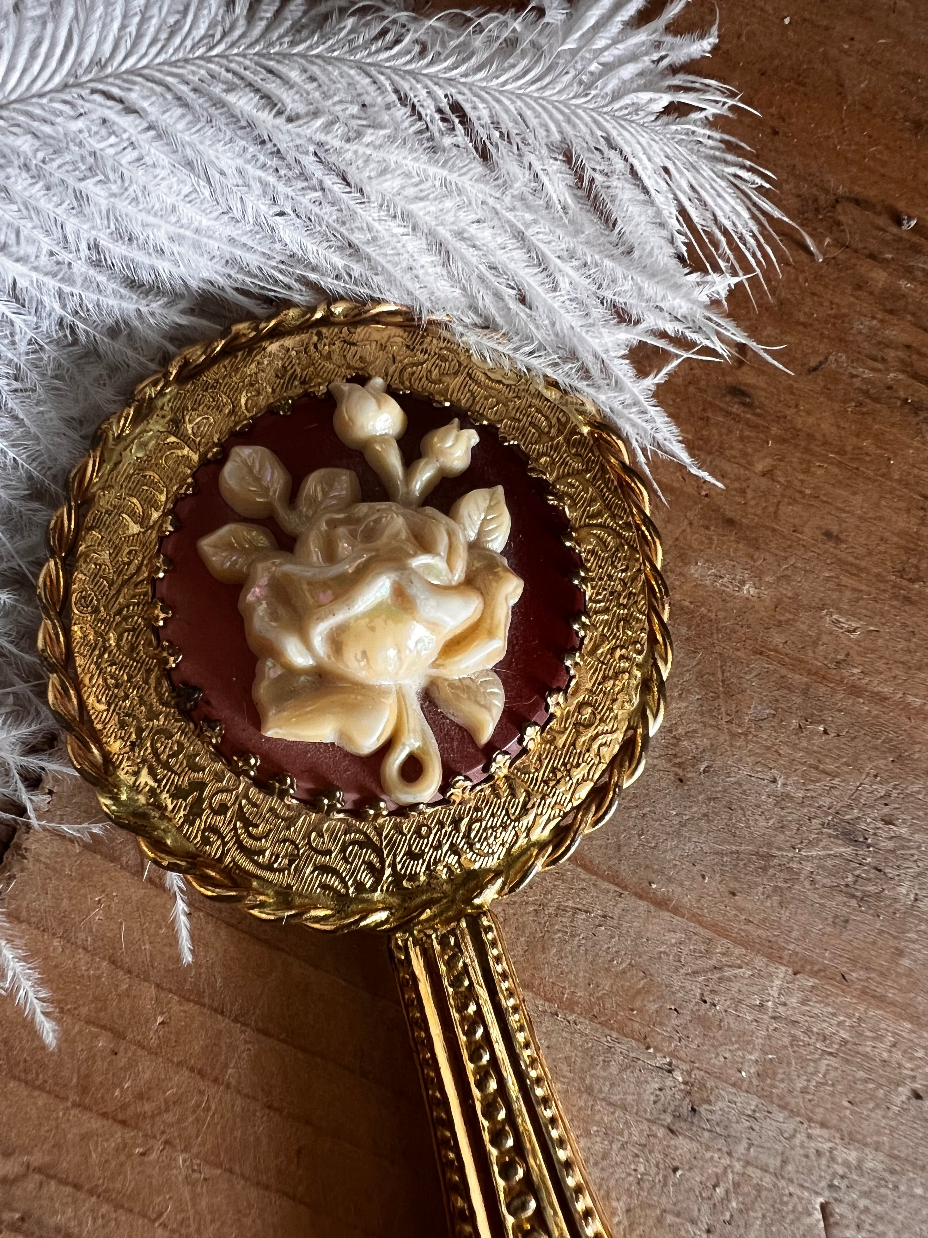 Vintage handspiegeltje, handspiegeltje