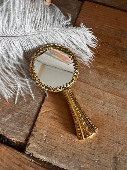 Vintage handspiegeltje, handspiegeltje