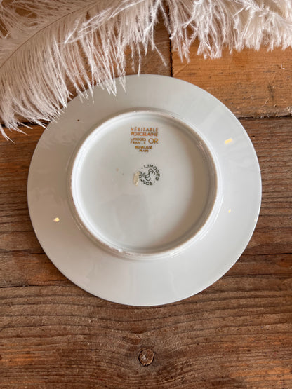 Sierbord Limoges Fragonard afbeelding blauw