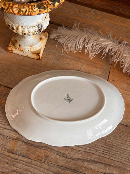 vintage zuurschaaltje Winterling Bavaria, Winterling Bavaria porselein, zuurschaaltje met roosjes, porseleinen schaaltje vintage, Winterling Bavaria servies, rozenmotief servies, klassiek zuurschaaltje, vintage dessertschalen.