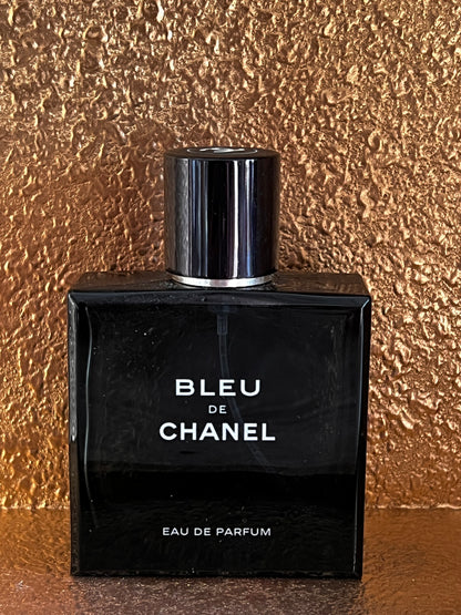 Bleu de Chanel flacon, lege parfumfles, collectors item parfum, navulbare spray flacon, parfum accessoires, luxe parfumflesje, parfum verzamelobject