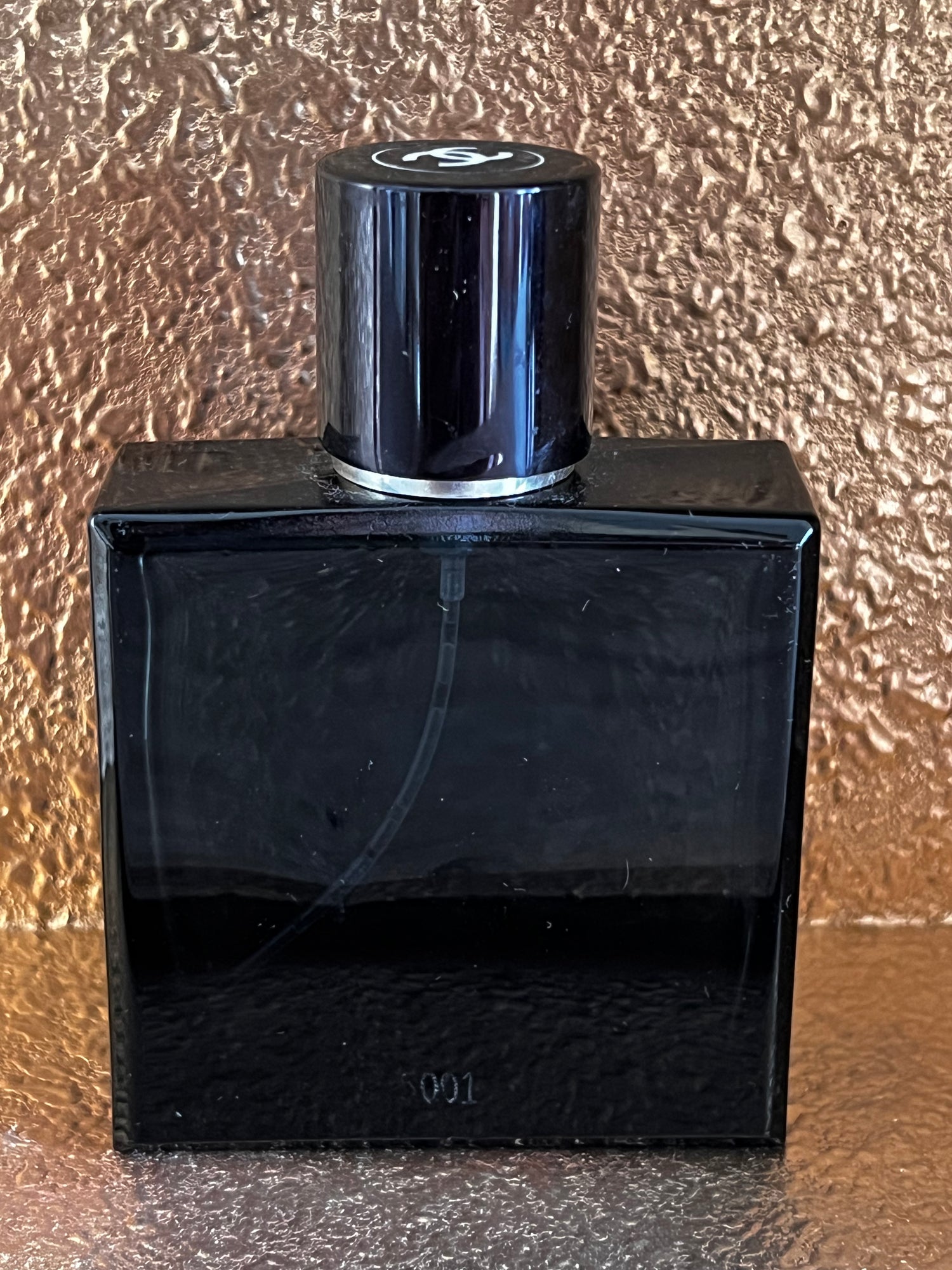 Bleu de Chanel flacon, lege parfumfles, collectors item parfum, navulbare spray flacon, parfum accessoires, luxe parfumflesje, parfum verzamelobject