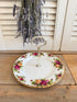 Vintage Royal Albert Old Country Roses - serveerschaal met handvat, vintage serveerschaal, vintage servies Royal Albert, Sofia&