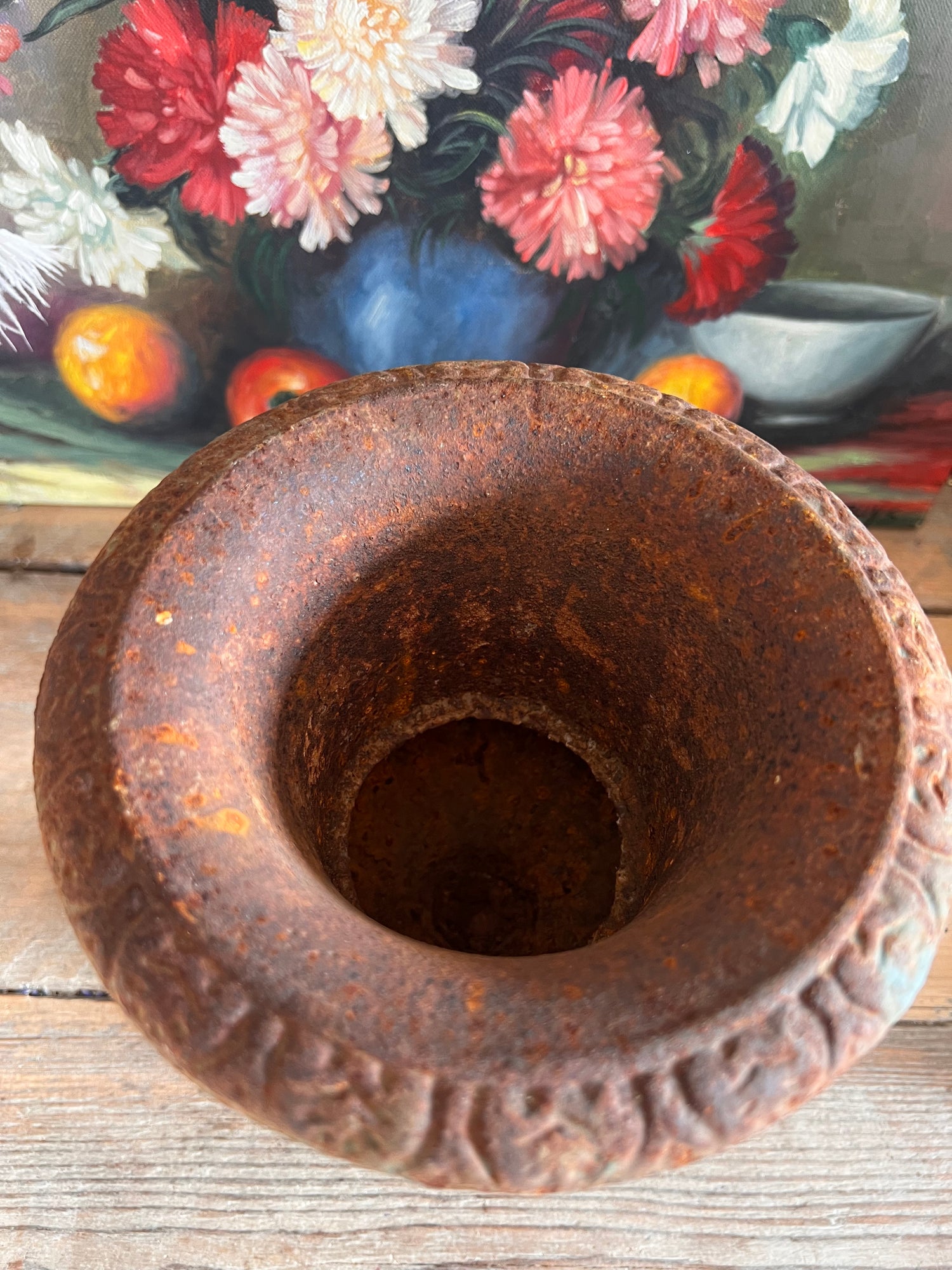 Louvre vaas, Franse brocante, Louvre vaas uit Frankrijk