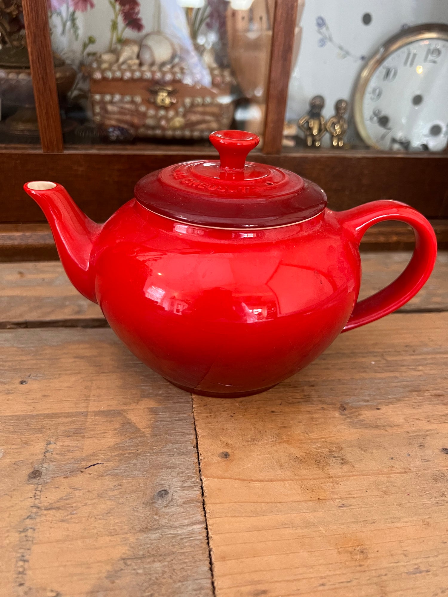 Le Creuset theepot rood