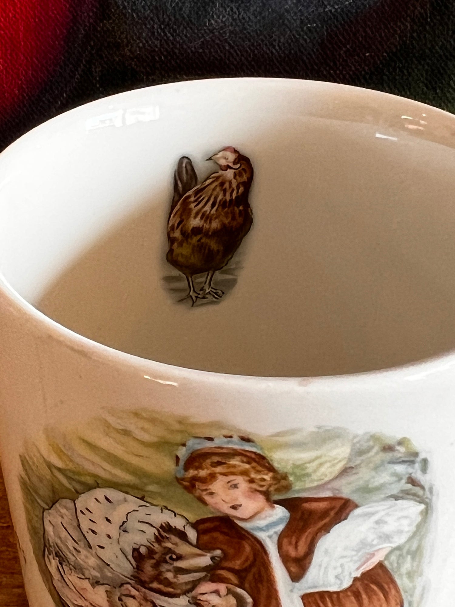 Wedgwood beker met Beatrix Potter thema - Mrs. Tiggy Winkle