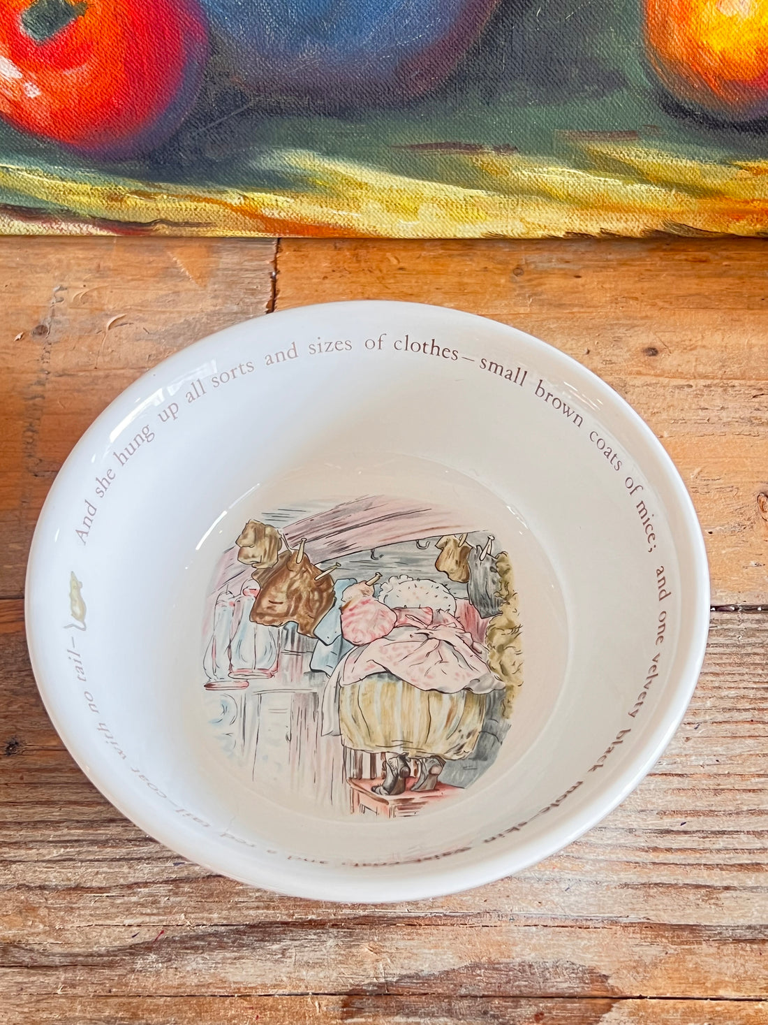 Wedgwood papschooltje Mrs. Tiggy Winkle,Wedgwood porselein