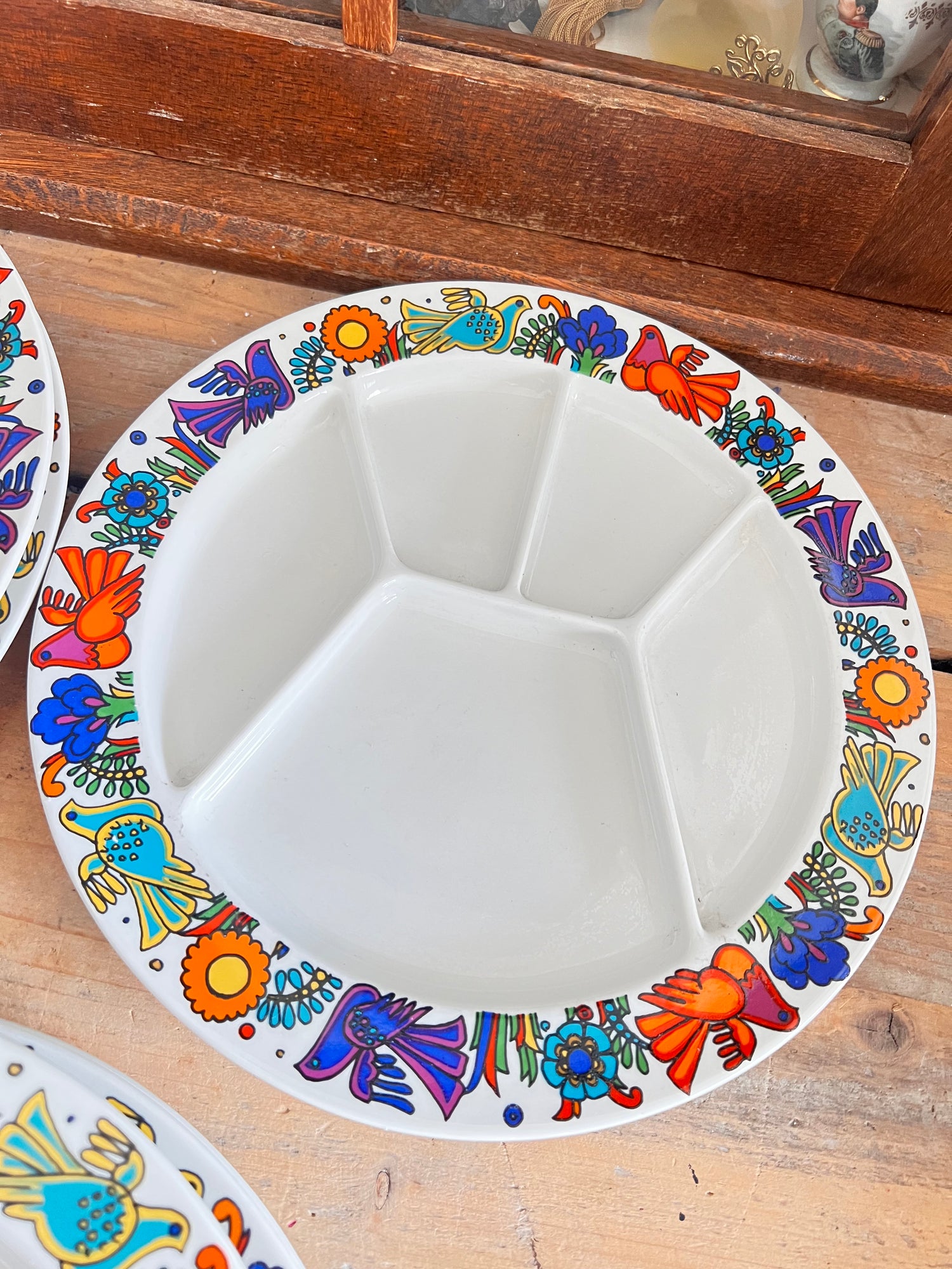 Villeroy Boch fondueborden, fondueborden Acapulco, fondueborden set 6, gourmetten bord, sushi bord, tapas bord, luxe fondueborden, Villeroy &amp;amp; Boch servies, Acapulco dessin bord.