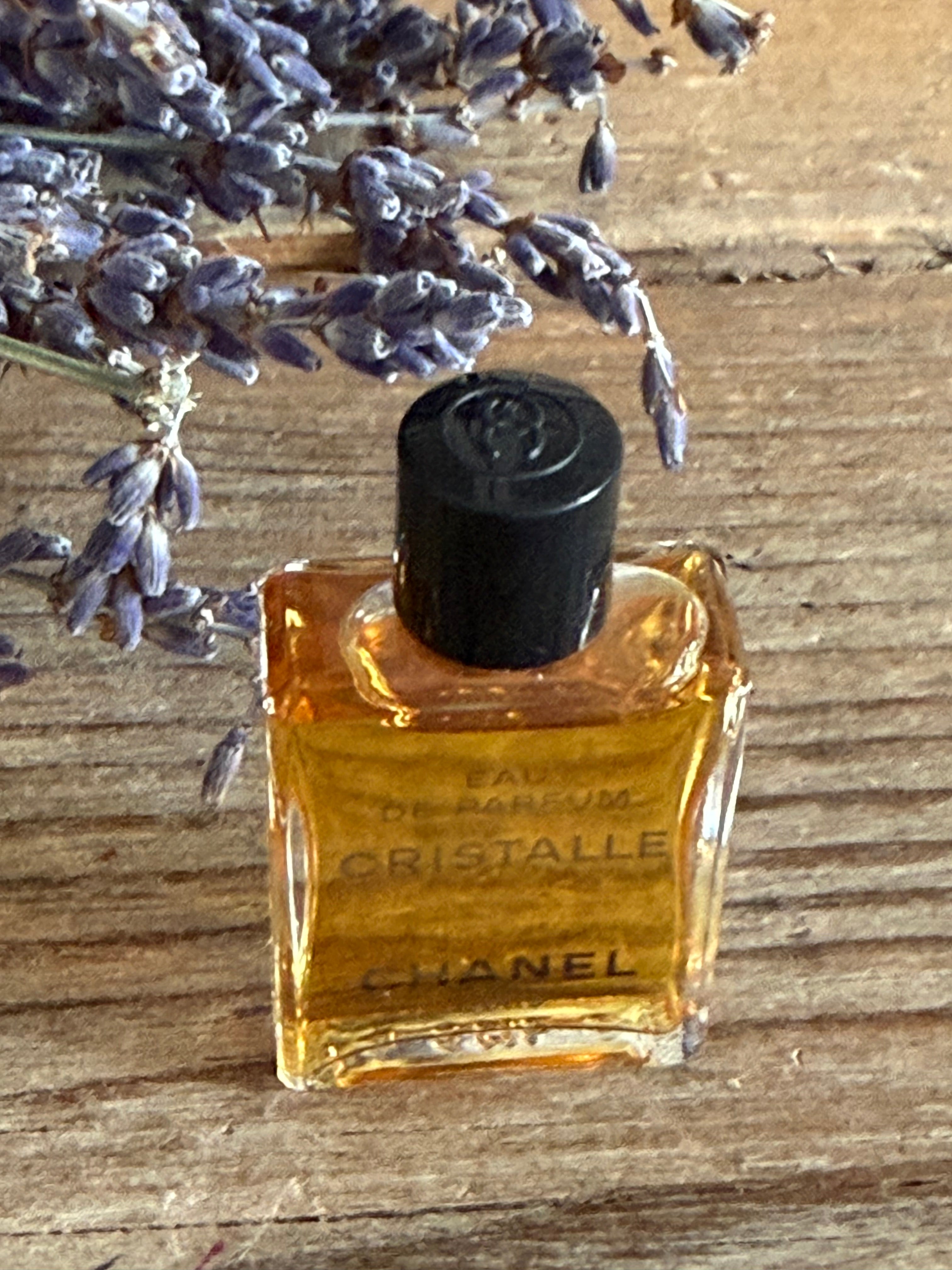 Vintage Chanel Cristalle eau de parfum miniatuur, vintage Chanel miniatuur, Chanel Cristalle, Sofia&