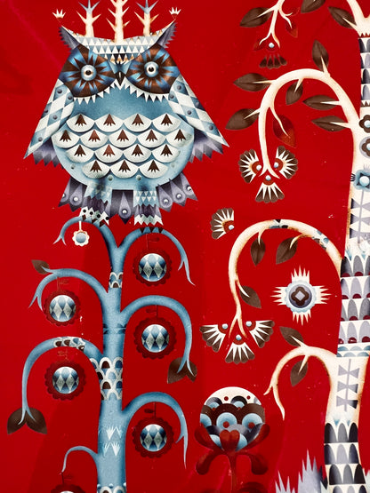 Iittala Taika Metalen Blik – Rood, Ontwerp Klaus Haapeniem