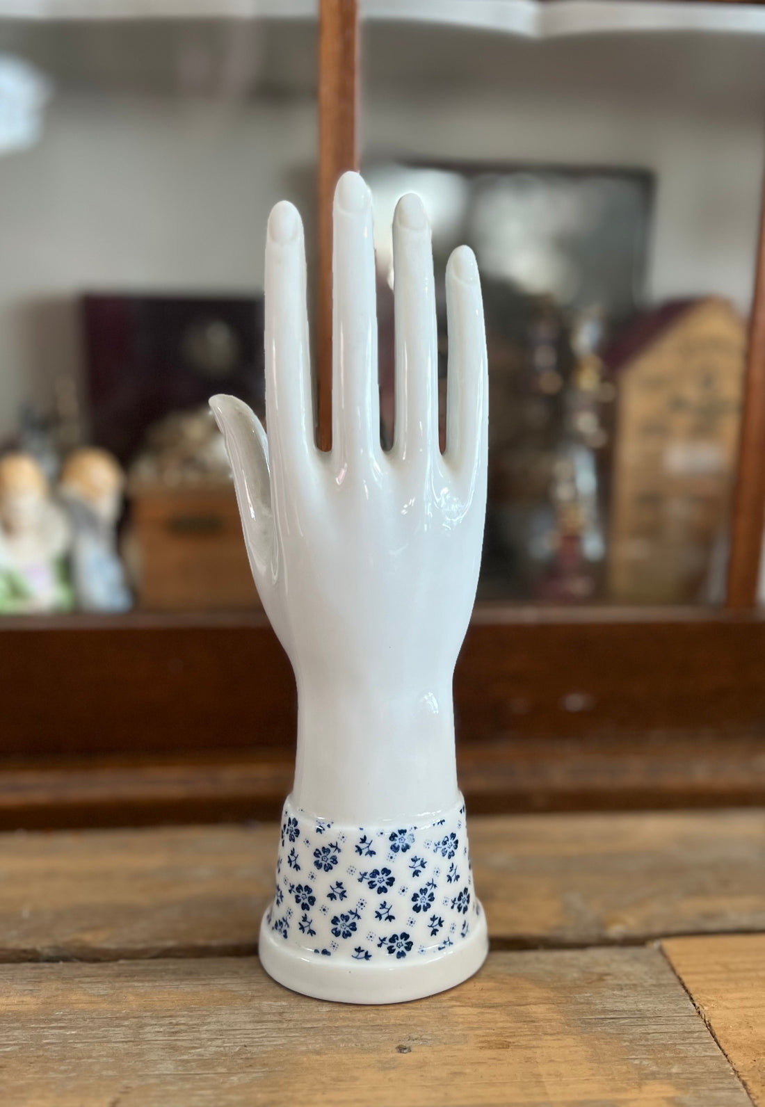 Vintage ringenhouder hand
