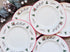 Windsor Christmas ontbijtbord Wedgwood, Wedgwood kerstservies, vintage kerstontbijtbord, kerstontbijtbord nieuwstaat, feestelijk ontbijtservies, Wedgwood kerstcollectie, Windsor Christmas bord kopen, kerstservies Wedgwood, elegant kerstontbijtbord.