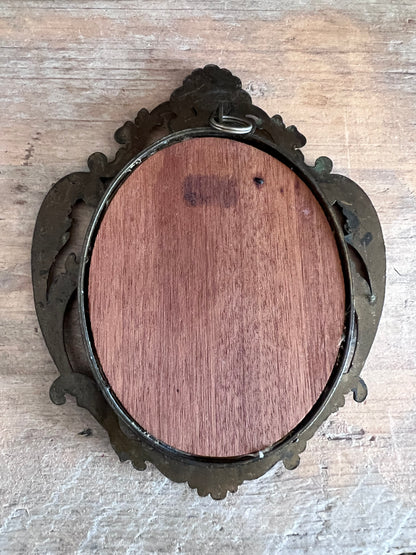 Vintage baroklijstje met afbeelding op zijde, muurdecoraties