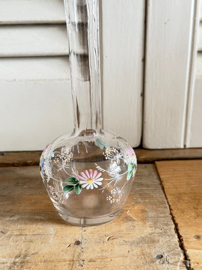 Vintage vaasje met bloemetjes, solifleur vaasje,vintage vaasje,Sofia&