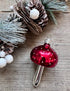 Paddenstoel kerstbal, vintage, vintage kerstballen