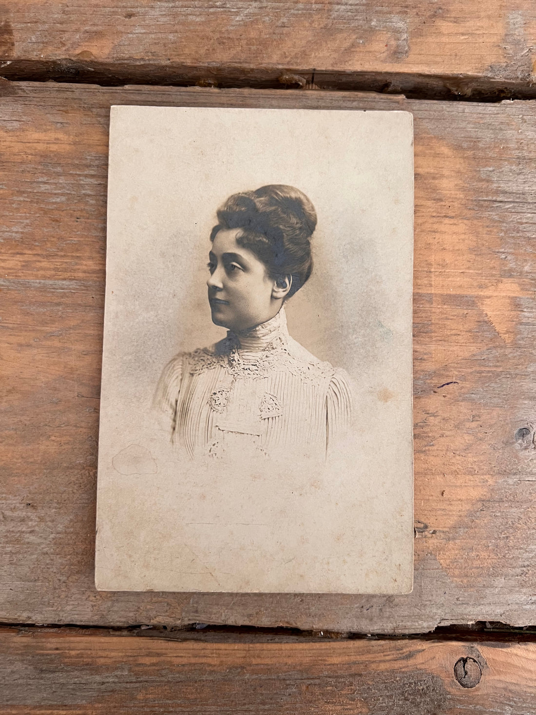Antieke portretfoto dame 1900