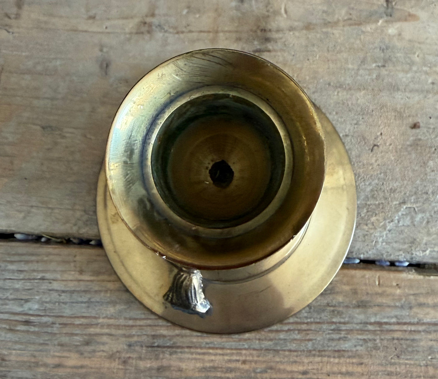 vintage messing kandelaar, kandelaar messing, kandelaar met kwastjes, vintage candle stick Holder, Franse interieuraccessoires, boudoir decoratie, brocante woondecoratie, Sofia&