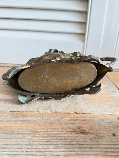 Vintage jardinière, rococo jardinière, antieke jardinière, messing plantenbak, bronzen sierbak, Franse brocante, Louis XV decoratie, vintage messing woondecoratie, sierlijke plantenbak, brocante interieur, French chic woondecoratie, sierlijke plantenbak, oude jardinière, Sofia&