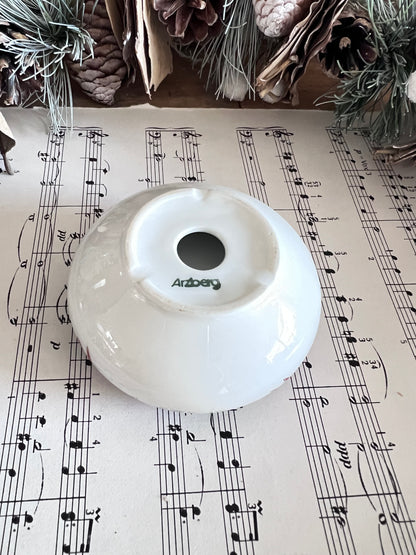 Arzberg waxinelichthouder strikken, Arzberg, vintage, jaren 80