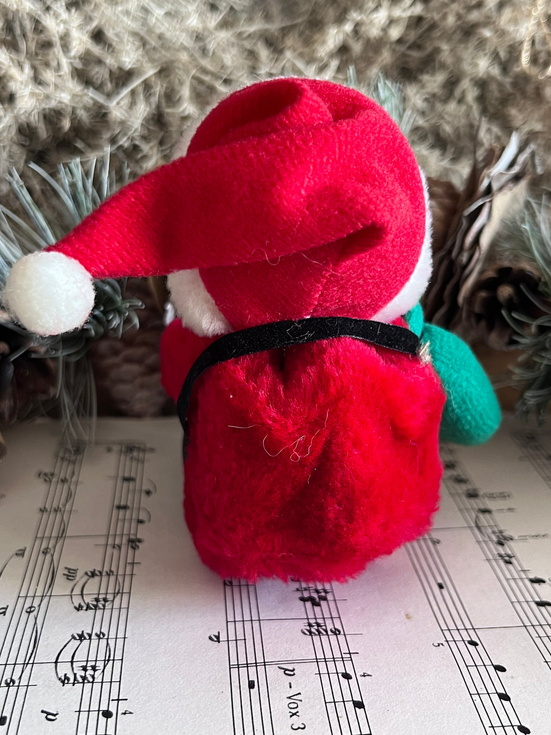 Vintage kerstman clip - jaren 80