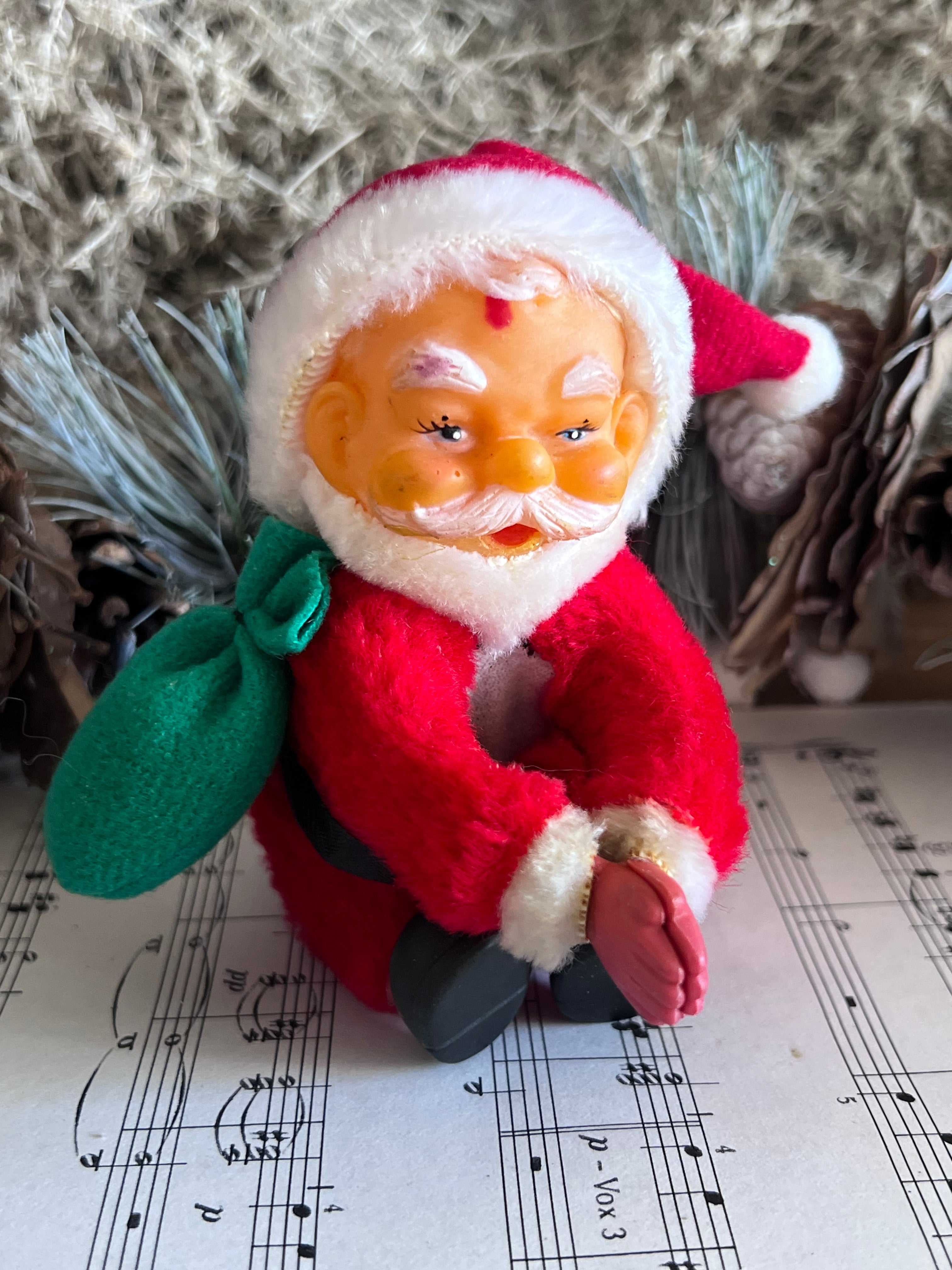 Vintage kerstman clip - jaren 80