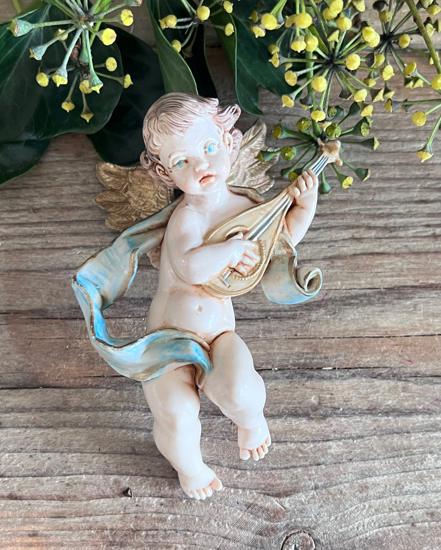 Fontanini kerstengel, kerstengel voor kerstboom, handgemaakte kerstdecoratie, kerstboom ornament, kerstdecoratie, kerstversiering, traditionele kerstengel, kerstgeschenk.