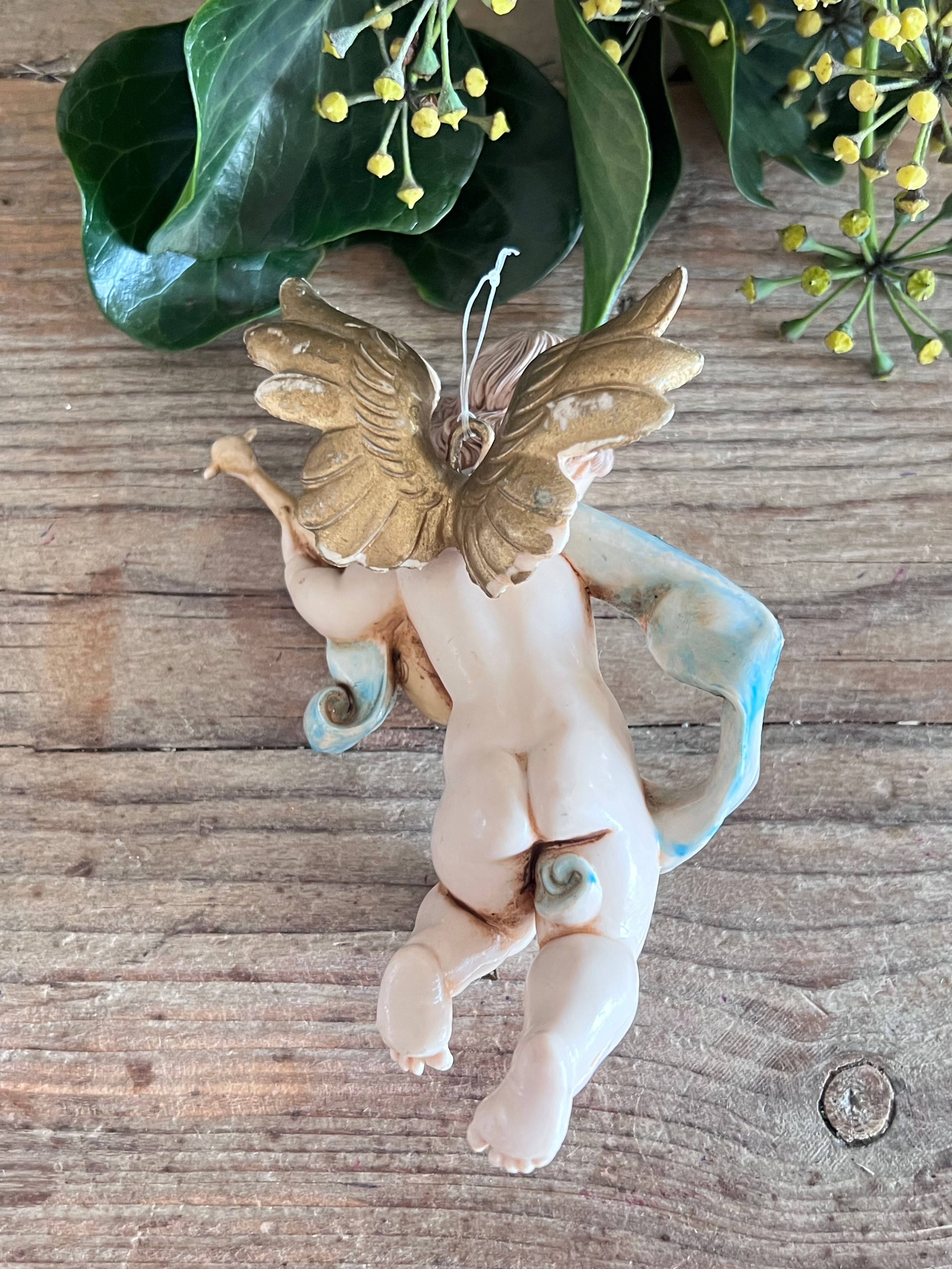 Fontanini kerstengel, kerstengel voor kerstboom, handgemaakte kerstdecoratie, kerstboom ornament, kerstdecoratie, kerstversiering, traditionele kerstengel, kerstgeschenk.