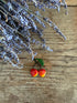 vintage broche, emaille broche, kersen broche, fruit broche, vintage accessoire,
Sofia&
