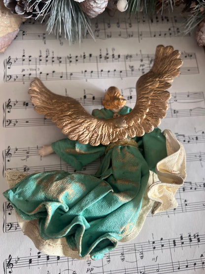 Kerstengel, Aartsengel Gabriel, vintage kerstdecoratie