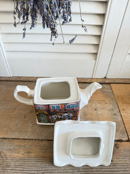 Sadler theepot, The Old Forge teapot, Vintage Engelse theepot, Engelse cottage decoratie , brocante theepot, decoratieve theepot, Sofia&
