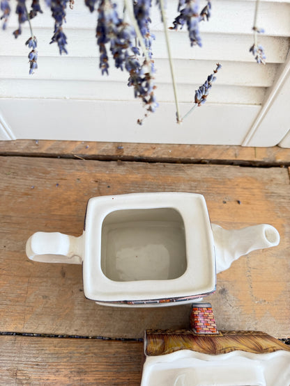 Sadler theepot, The Old Forge teapot, Vintage Engelse theepot, Engelse cottage decoratie , brocante theepot, decoratieve theepot, Sofia&