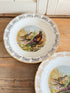vintage fazanten bord, fazanten servies, vintage vogelbord, borden met vogels, Frans vintage servies, herfst servies, vintage servies, Sofia&