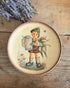 Goebel Hummel wandbord, M.I. Hummel bord, Fürs Vaterle Hum 293, Goebel 1991, Vintage Hummel porselein, Duits wandbord, Hummel Friends Forever, vintage wanddecoratie, Goebel verzamelbord, Sofia&